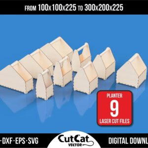 Garden Planter Box laser cut file