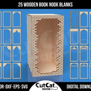 Book Nook Bundle laser cut file