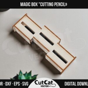 Magic Pencil Box laser cut file