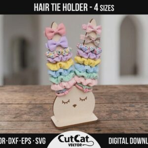 Hair Tie Holder laser cut file