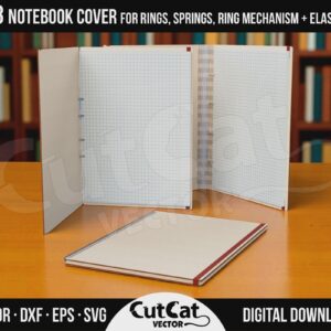A3 Wooden Notebook Cover laser cut file